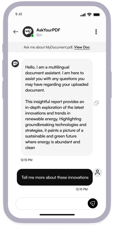 Ask Your PDF - Interactive PDF Conversations Powered By ChatGPT